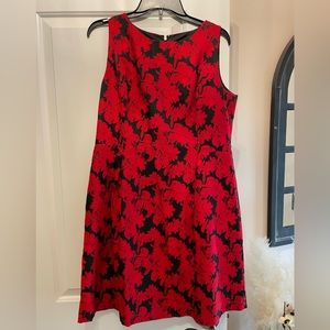 Tommy Hilfiger red floral dress